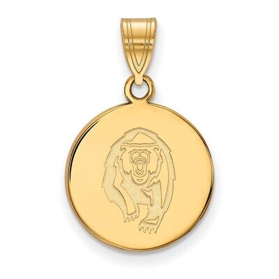 University of California Berkeley Medium Disc Pendant Gold-plated Silver GP043UCB, MPN: GP043UCB, 8…