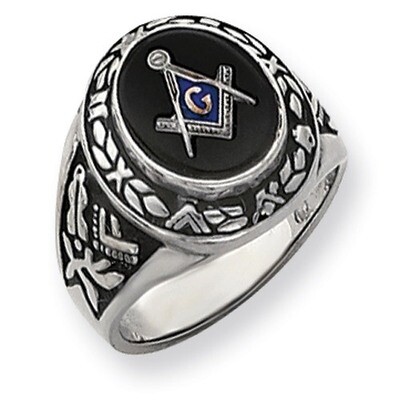 white masonic ring mounting 14k Gold Y4073, MPN: Y4073,