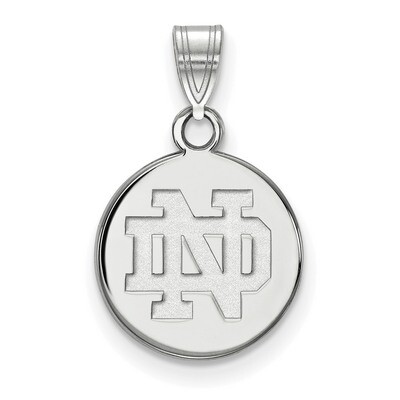 University of Notre Dame Small Disc Pendant Sterling Silver SS035UND, MPN: SS035UND, 191101122699