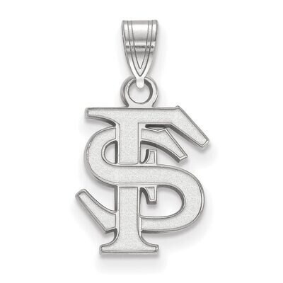 Florida State University Small Pendant 10k White Gold 1W002FSU, MPN: 1W002FSU, 886774768045