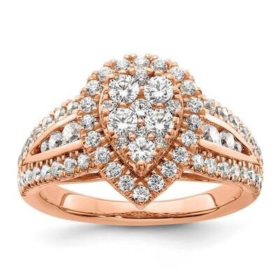 Si1/Si2, G H I, Cluster Ring 14k Gold Lab Grown Diamond RM8812E-127-RLG, MPN: RM8812E-127-RLG, 8839…