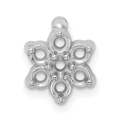 Cluster 7-Stone Top .12ct. Setting 14k White Gold WG295, MPN: WG295,