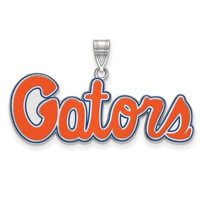 University of Florida Medium Enamel Pendant Sterling Silver SS079UFL, MPN: SS079UFL, 886774706382