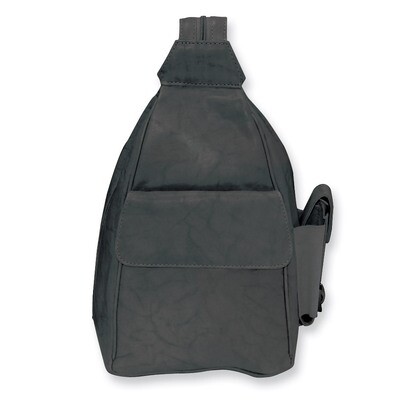Black Leather Sling Backpack GP1995, MPN: GP1995,