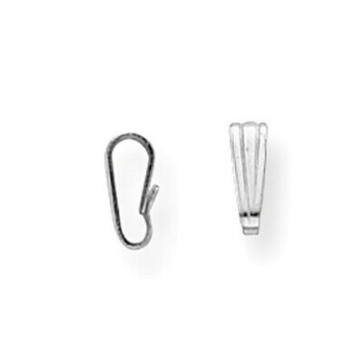 2.8mm Snap On Bail Sterling Silver SS3300, MPN: SS3300,