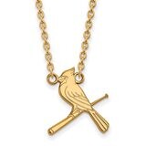 Saint Louis Cardinals Large Pendant with Chain Necklace 10k Yellow Gold 1Y061CRD-18, MPN: 1Y061CRD-…