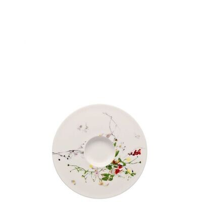 Rosenthal Brillance Fleurs Sauvages Tea Cappuccino Saucer, MPN: 10530-405101-14676,