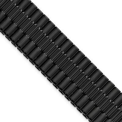 for Apple 42/44mm Mens Long Black Expansion Watch Band Gold-tone BA553-42, MPN: BA553-42,