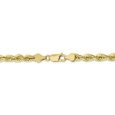 Leslie&#39;s 26 Inch 6.00mm Diamond Cut Rope Chain 10k Gold HB-8008-26, MPN: 8008-26, 191101739927