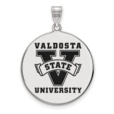 Valdosta State University XLarge Enamel Disc Pendant Sterling Silver SS003VSU, MPN: SS003VSU, 88677…