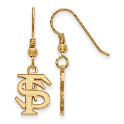 Florida State University Small Dangle Earring Wire Gold-plated Silver GP007FSU, MPN: GP007FSU, 8867…
