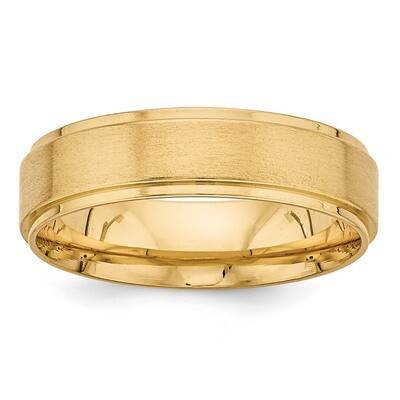 Yellow Gold Heavy Comfort Fit Fancy Band 14k Gold YB112, MPN: YB112, 886774521558