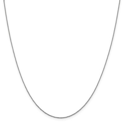 Leslie&#39;s .9 mm Diamond-cut Twisted Box Chain 20 Inch 14K White Gold HB-7188-20, MPN: 7188-20, 88677…