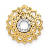 1/20Ct. Diamond Sahasrara/Crown Chakra Chain Slide 14k Gold PM4095-005-YA, MPN: PM4095-005-YA, 8839…