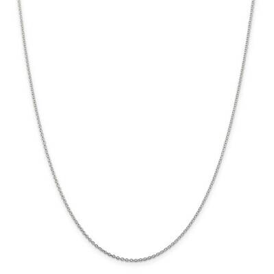 1.5mm Cable Chain with 4 Inch Extender 22 Inch Sterling Silver QCL040E-22, MPN: QCL040E-22, 1911017…