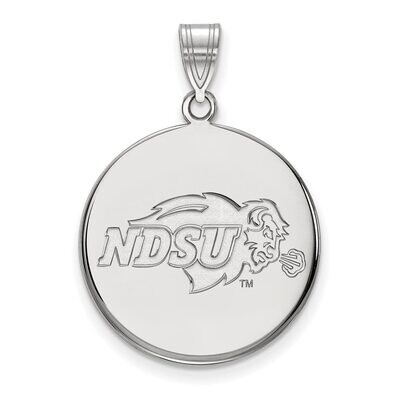 North Dakota State Large Disc Pendant Sterling Silver SS001NDS, MPN: SS001NDS, 886774692609