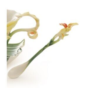 Franz Porcelain Brilliant Blooms Canna Lily Flower Spoon FZ01821, MPN: FZ01821, 810524011549