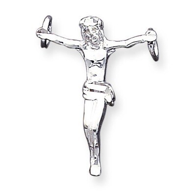 Corpus (Crucified Christ) Pendant Sterling Silver QC530, MPN: QC530, 883957281254
