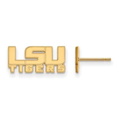 Louisiana State University x-Small Post Earring 14k Yellow Gold 4Y083LSU, MPN: 4Y083LSU, 8867748887…