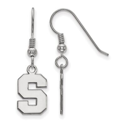 Michigan State University Small Dangle Earring Wire Sterling Silver SS007MIS, MPN: SS007MIS, 886774…