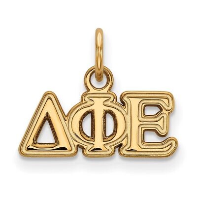 Delta Phi Epsilon Extra Small Pendant Gold-plated Silver GP001DPH, MPN: GP001DPH, 886774889573
