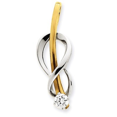 Diamond Slide Mounting 14k Two-Tone Gold XS1248, MPN: XS1248, 191101544873