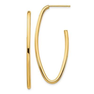 Post Dangle Earrings 14k Gold Polished  TF1429, MPN: TF1429, 191101987632