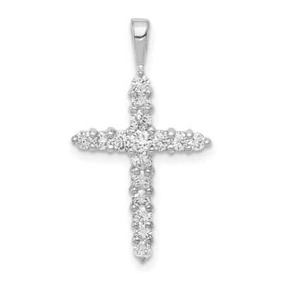 Aa 1/2Ct. Diamond Cross Pendant 14k White Gold PM4949-050-WA, MPN: PM4949-050-WA, 883957783680