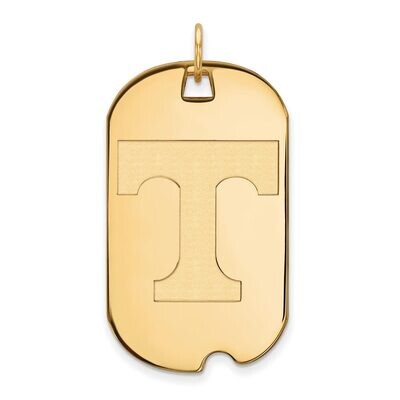 University of Tennessee Large Dog Tag 10k Yellow Gold 1Y028UTN, MPN: 1Y028UTN, 886774814612