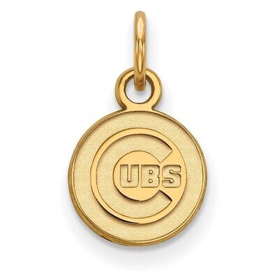 Chicago Cubs x-Small Pendant 14k Yellow Gold 4Y001CUB, MPN: 4Y001CUB, 886774855646