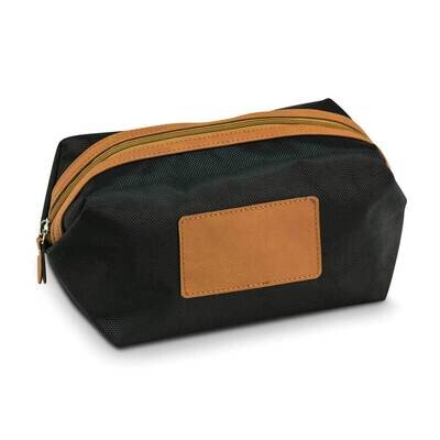 Black Ballistic Nylon and Brown Accent Dopp Kit GM21359, MPN: GM21359, 797140641162