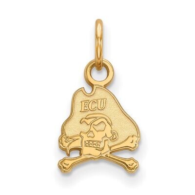 East Carolina University x-Small Pendant Gold-plated Silver GP001ECU, MPN: GP001ECU, 886774889634