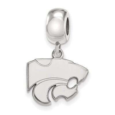 Kansas State University Bead Charm Small Dangle Sterling Silver SS036KSU, MPN: SS036KSU, 8867746875…