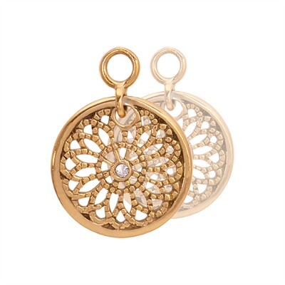 Nikki Lissoni Vintage Flower 2 Pieces Gold-Plated 14mm Earrings EAC2022G, MPN: EAC2022G, 8718627465…