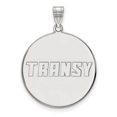 Transylvania University x-Large Disc Pendant 14k White Gold 4W002TRU, MPN: 4W002TRU, 886774827476
