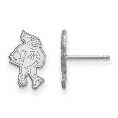 Iowa State University Small Post Earring 14k White Gold 4W022IAS, MPN: 4W022IAS, 886774843360