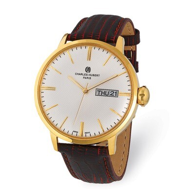 Charles Hubert White Dial Men&#39;s Watch Stainless Steel XWA5528, MPN: XWA5528, 848870007725