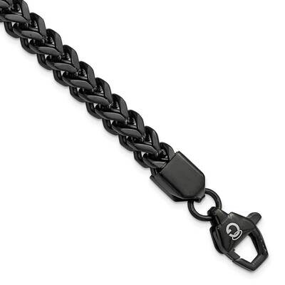 Stainless Steel &amp; Black IP 9.25 Bracelet SSCMEI18309-9.25