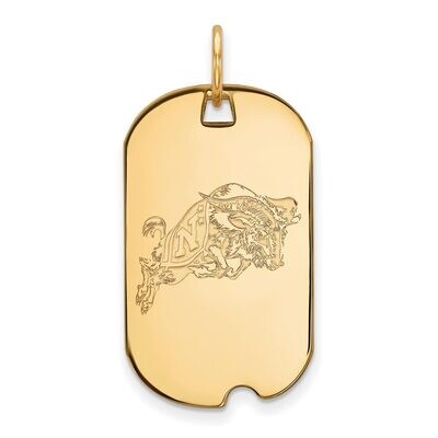 Navy Small Dog Tag Gold-plated Silver GP031USN, MPN: GP031USN, 886774934723