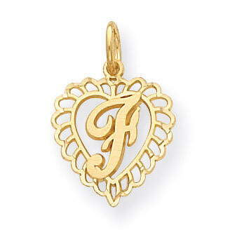 Initial F Charm 14k Gold C568F, MPN: C568F, 886774091020