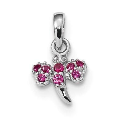 CZ Diamond Drangonfly Pendant Sterling Silver QC9230, MPN: QC9230,