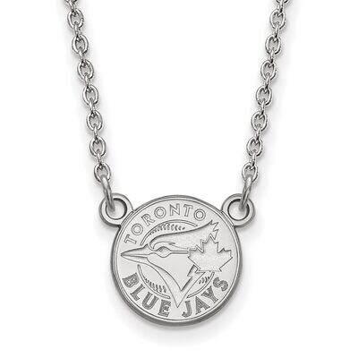 Toronto Blue Jays Small Pendant with Necklace Sterling Silver SS008BLU-18, MPN: SS008BLU-18, 886774…