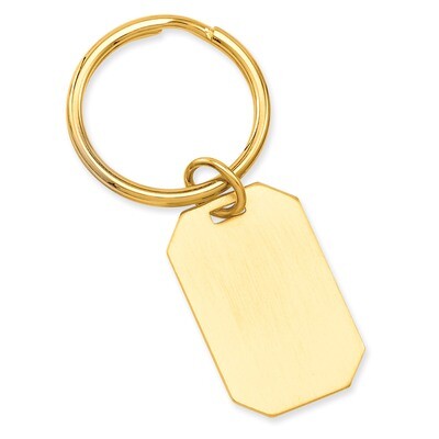 Kelly Waters Rectangle Key Ring Gold-plated Satin GP3778, MPN: GP3778, 196904088616