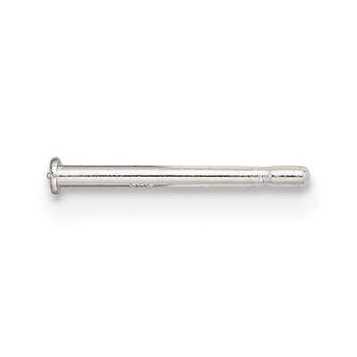 Single Notched with Pad .036 x .437 inch Fusion Post Sterling Silver SS3080, MPN: SS3080,