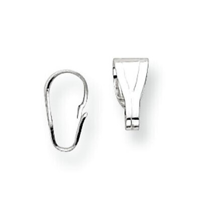 4.0mm Snap On Bail Sterling Silver SS3303, MPN: SS3303,