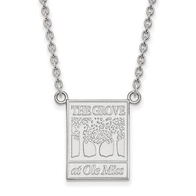 University of Mi10kwisippi Large Pendant with Chain Necklace 10k White Gold 1W065UMS-18, MPN: 1W065…