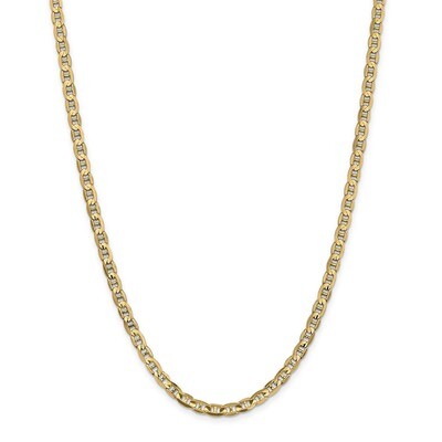Leslie&#39;s 4.5mm Concave Anchor Chain 20 Inch 14k Gold HB-1316-20, MPN: 1316-20, 191101847257