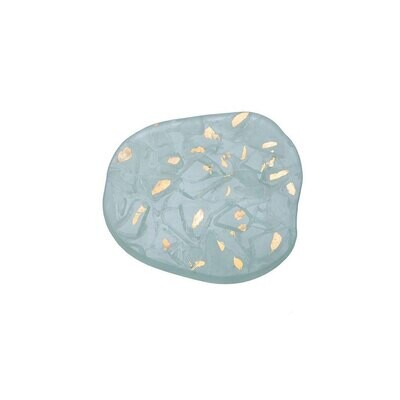 Annieglass Elements Earth Trivet- Gold, MPN: EL101, UPC: