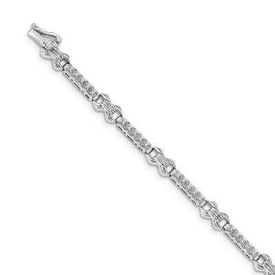 Fancy Bracelet 14k White Gold Diamond BM4617-033-WA, MPN: BM4617-033-WA, 883957476544