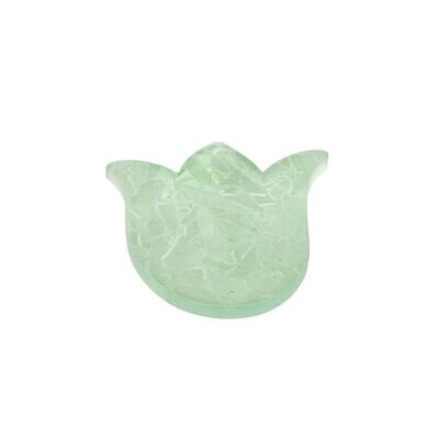 Annieglass Elements 8 .5 x 9 Inch Tulip Trivet Clear EL401C, MPN: EL401C, UPC: